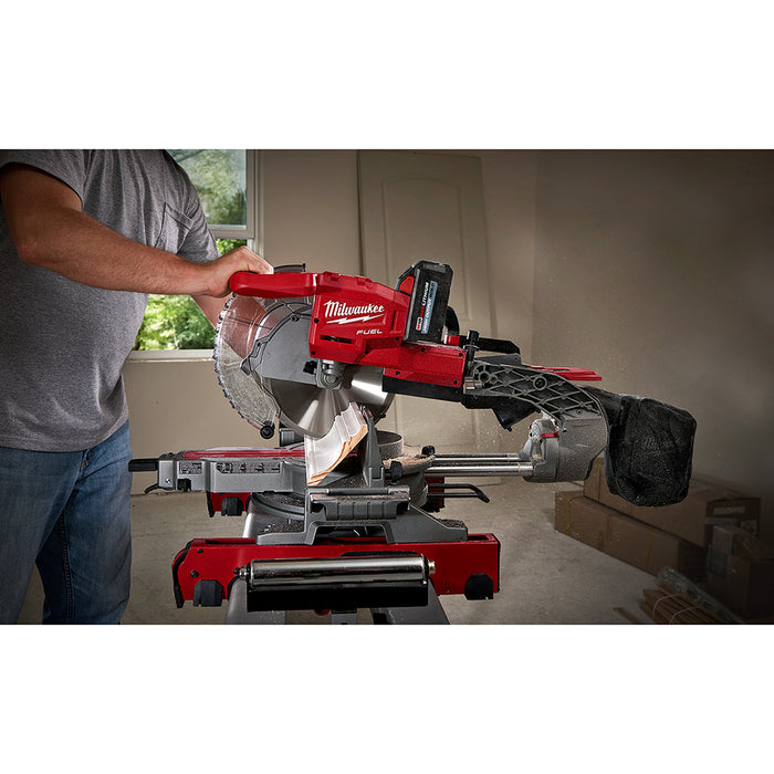 Milwaukee M18 FUEL Cordless Dual Bevel Sliding Compound Miter Saw  - Tool Only