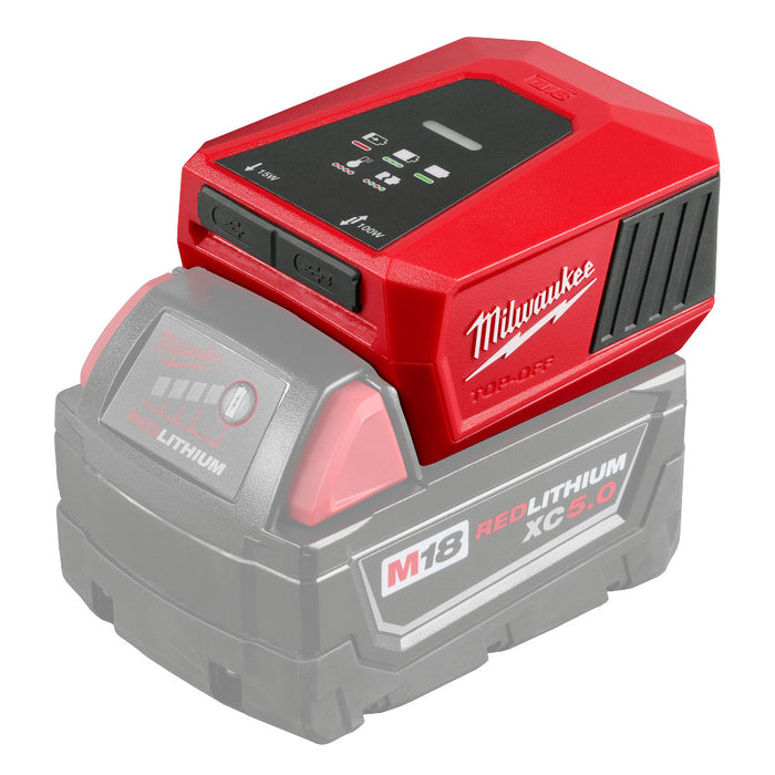 Milwaukee M18 Top-Off Charger & Power Supply