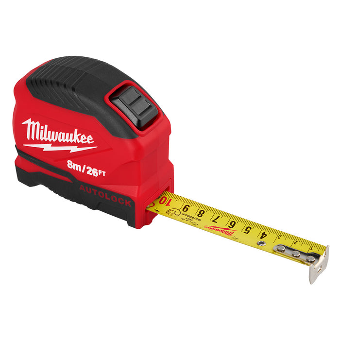 Milwaukee 8m/26ft Auto-Lock Tape Measure