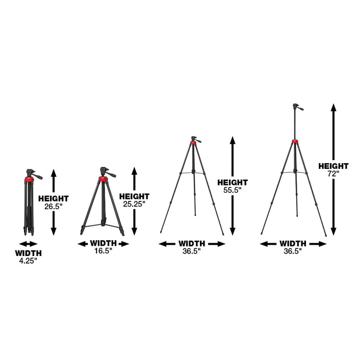 Milwaukee 72" Laser Tripod