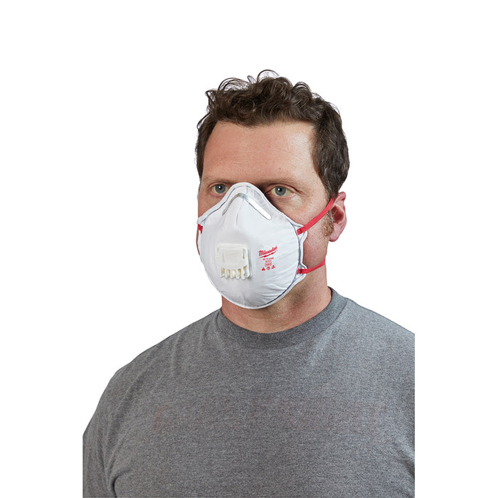 Milwaukee N95 Valved Respirator with Gasket