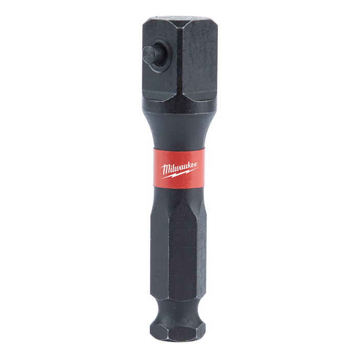 Milwaukee SHOCKWAVE Lineman's 7/16" to 1/2" Impact Socket Adapter