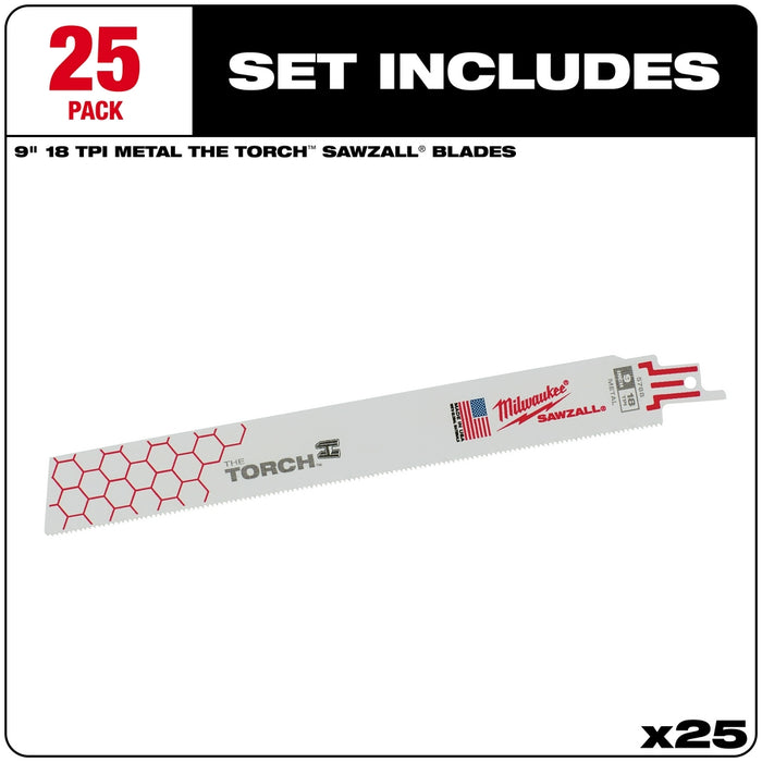 Milwaukee SAWZALL® The TORCH Metal Demolition Blades