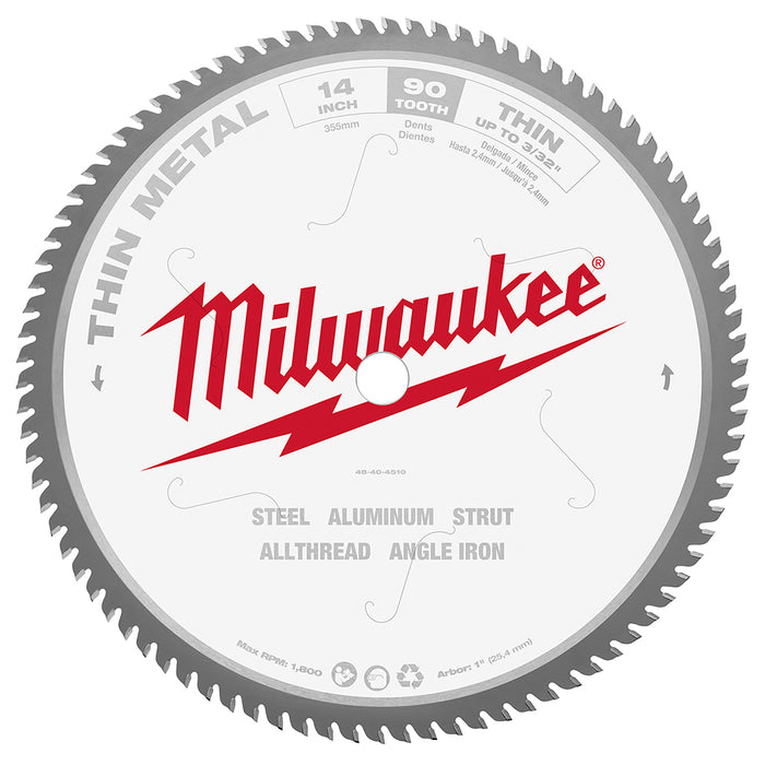 Milwaukee Metal Circular Saw Blades