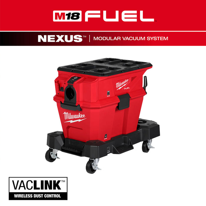 Milwaukee M18 FUEL NEXUS 6 Gal Wet/Dry Vacuum w/ PACKOUT & VACLINK
