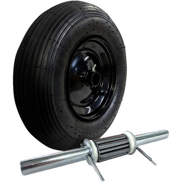 Erie Wheelbarrow #5 Wheel Kit - Air Tire & Axle Assembly