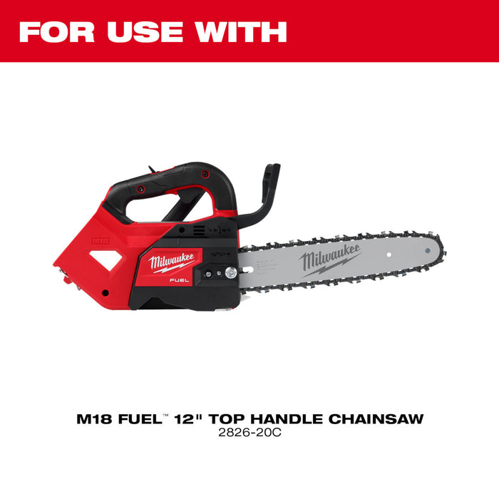 Milwaukee 12" Top Handle Chainsaw Guide Bar