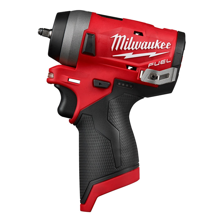 Milwaukee M12 FUEL Cordless Stubby 1/4" Impact Wrench  - Tool Only