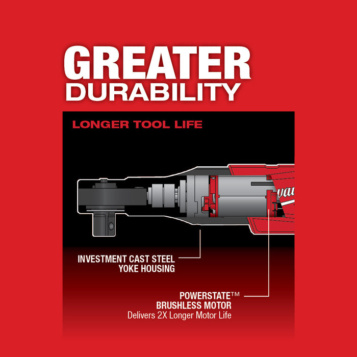 Milwaukee 2558-22 M12 FUEL™ 1/2" Ratchet 2 Battery Kit