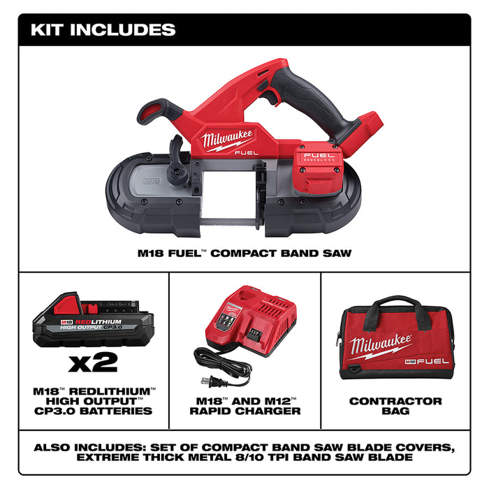 Milwaukee M18 FUEL Cordless Compact Band Saw Kit