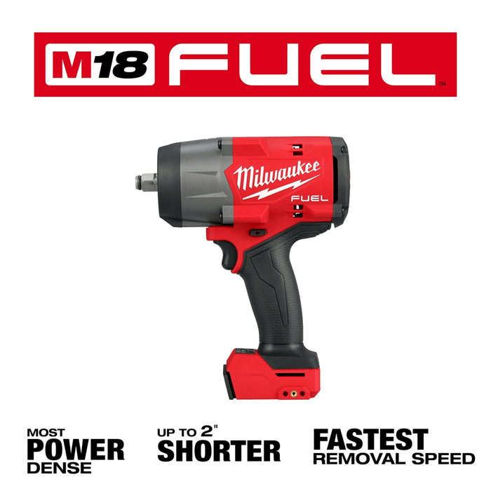 Milwaukee M18 FUEL 1/2" High Torque Impact Wrench w/ Friction Ring - Tool Only