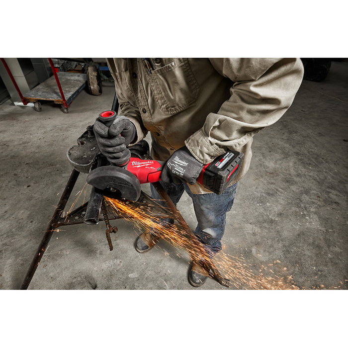 Milwaukee M18 FUEL  5" Braking Grinder w/ ONE-KEY Paddle Switch, No Lock