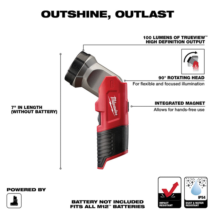 Milwaukee M12 Cordless LED Work Light