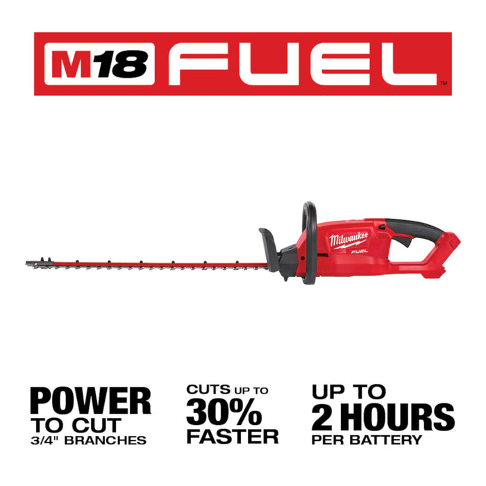 Milwaukee M18 FUEL Cordless Hedge Trimmer - Tool Only