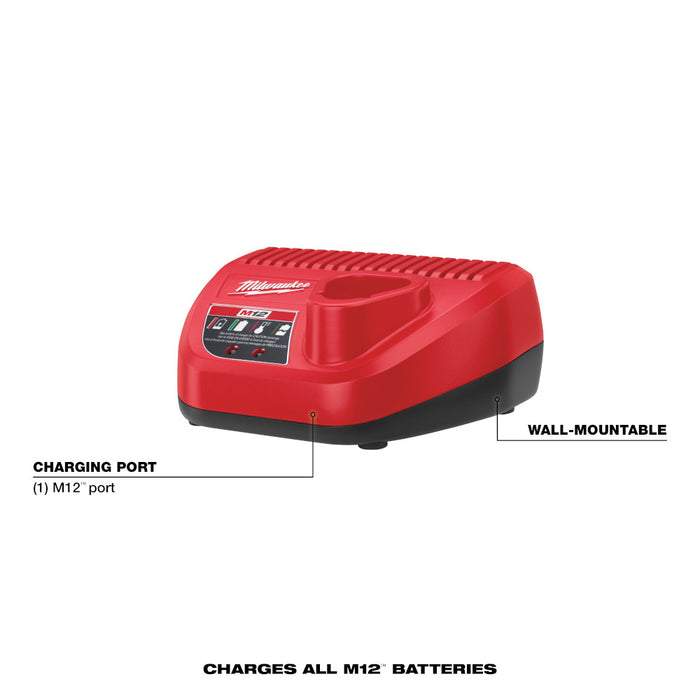 Milwaukee M12 Lithium-Ion Battery Charger