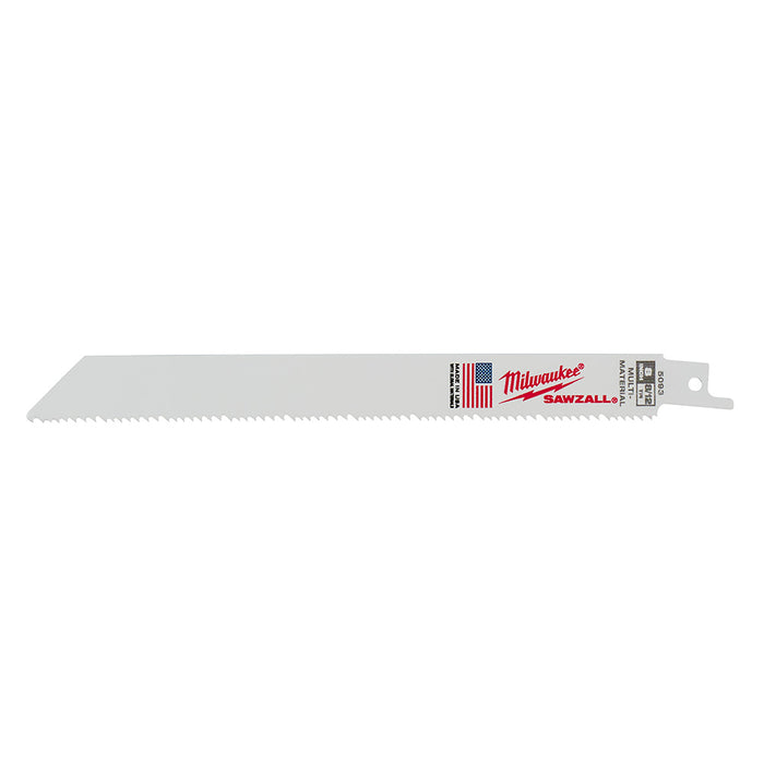 Milwaukee 8" 8/12 TPI SAWZALL® Blades 5PK