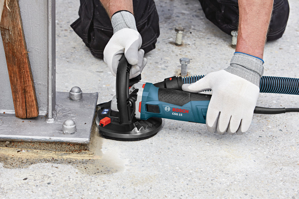 Bosch 5" Concrete Surfacing Grinder w/ Dedicated Dust-Collection Shroud