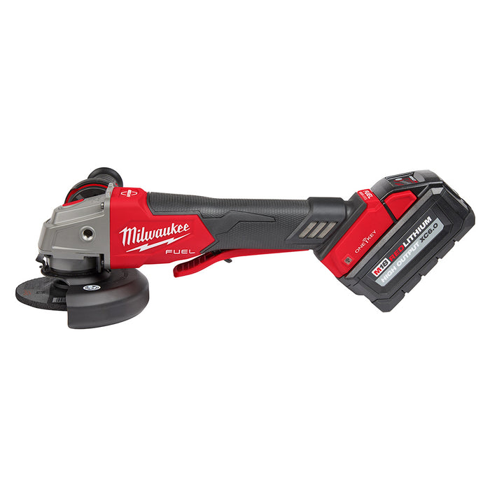 Milwaukee M18 FUEL  5" Braking Grinder w/ ONE-KEY Paddle Switch, No Lock