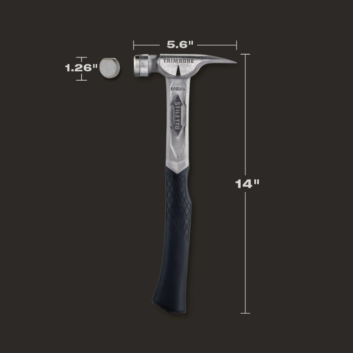 Stiletto® TRIMBONE™ 10oz Titanium Finish Hammer