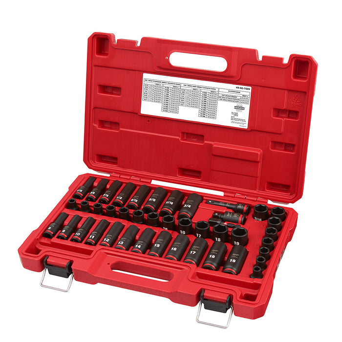 Milwaukee SHOCKWAVE Impact Duty Deep 6-Point Socket Set