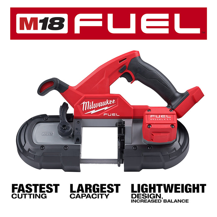 Milwaukee M18 FUEL Cordless Compact Band Saw  - Tool Only