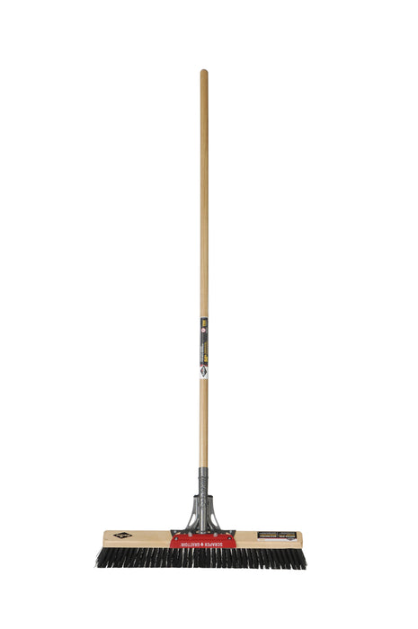 Garant Rough Surface Push Broom w/ Scraper