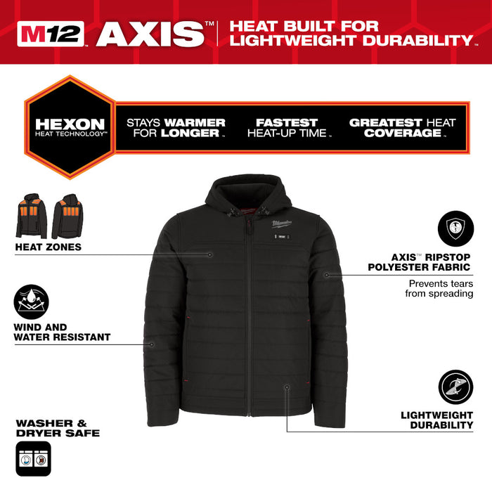 Milwaukee M12 NEXT GEN AXIS Heated Jacket Kit
