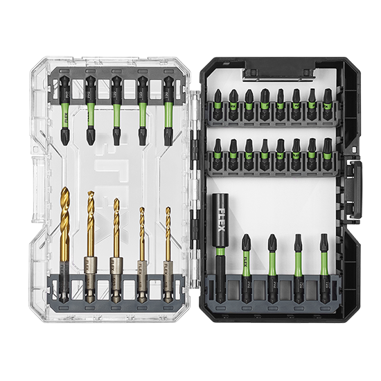 FLEX 31-Piece Impact Drill & Drive Bit Set