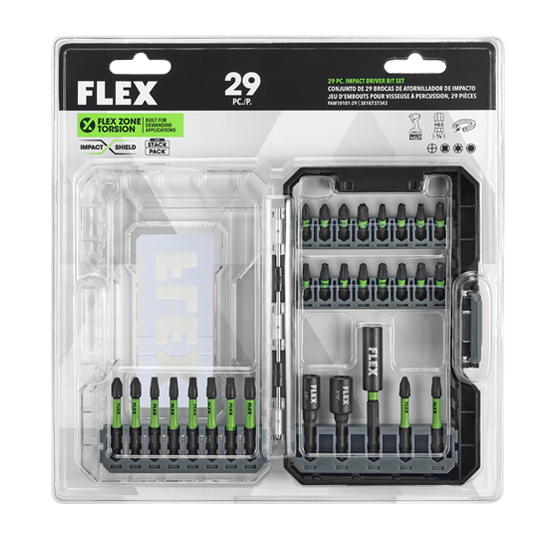 FLEX 29-Piece Impact Driver Bit Set