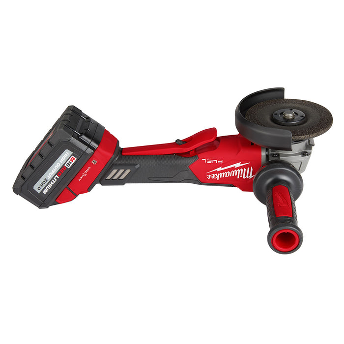 Milwaukee M18 FUEL  5" Braking Grinder w/ ONE-KEY Paddle Switch, No Lock