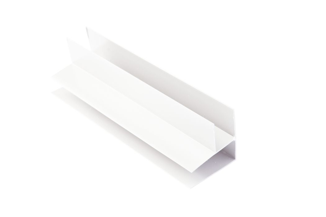 Crownwall F-Trim For PVC Slatwall - 8ft