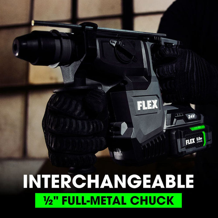 FLEX 24V Brushless 1" SDS Plus Rotary Hammer - Tool Only