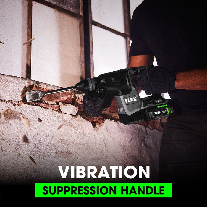 FLEX 24V Brushless 1" SDS Plus Rotary Hammer - Tool Only
