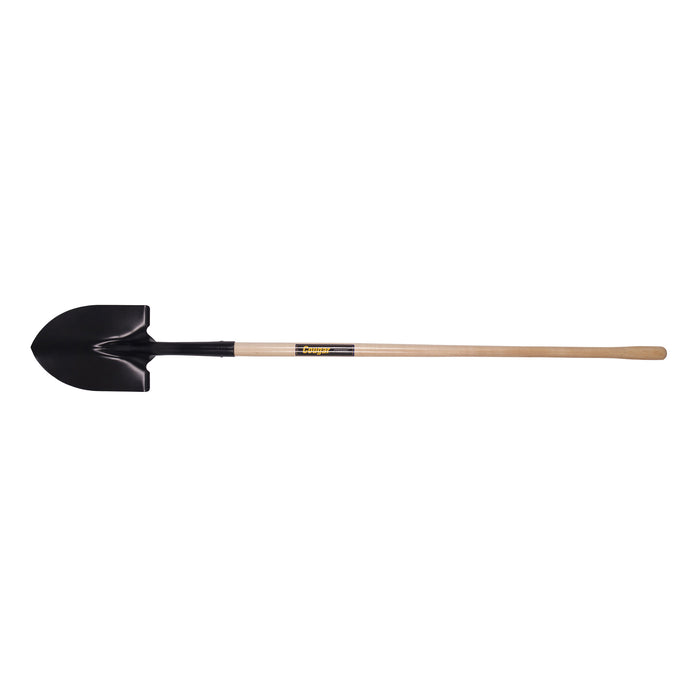 Cougar Long Wood Handle Round Point Shovel