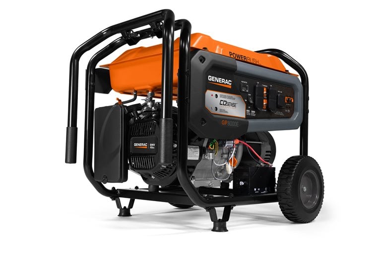 Generac GP8000E 8000W Portable Generator w/ Electric Start