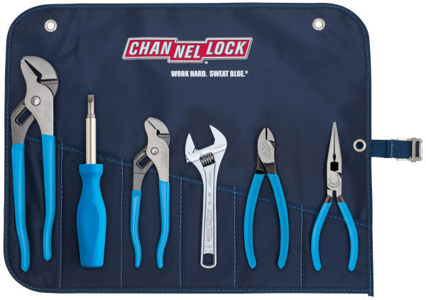 Channellock 6-Piece Professional Tool Set With Tool Roll