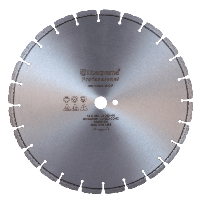 Husqvarna Professional® Traffic Loop L3 Diamond Blade - 0.375 x 12" x 1" Arbor