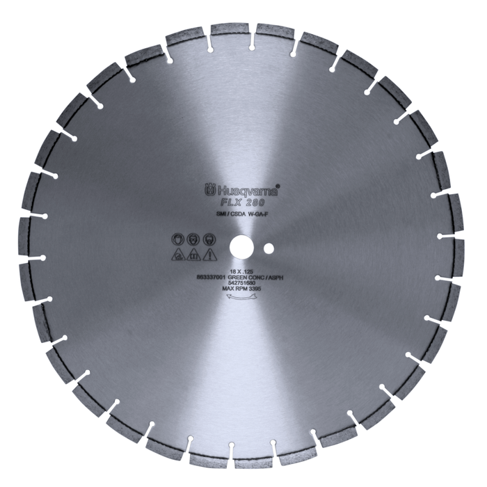 Husqvarna FLX 230 Concrete/Asphalt Diamond Combo Blade - 0.165" x 30"