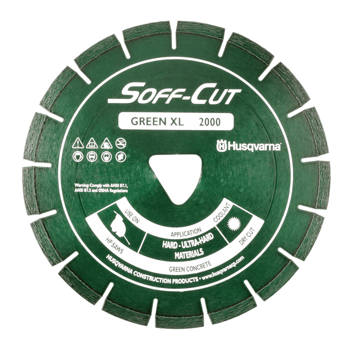 Husqvarna ELITE SOFF-CUT XL 2000 Ultra-Hard Concrete Diamond Blade