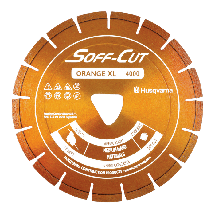 Husqvarna ELITE SOFF-CUT XL 4000 Soff-Cut Diamond Blade - 0.09" x 6"