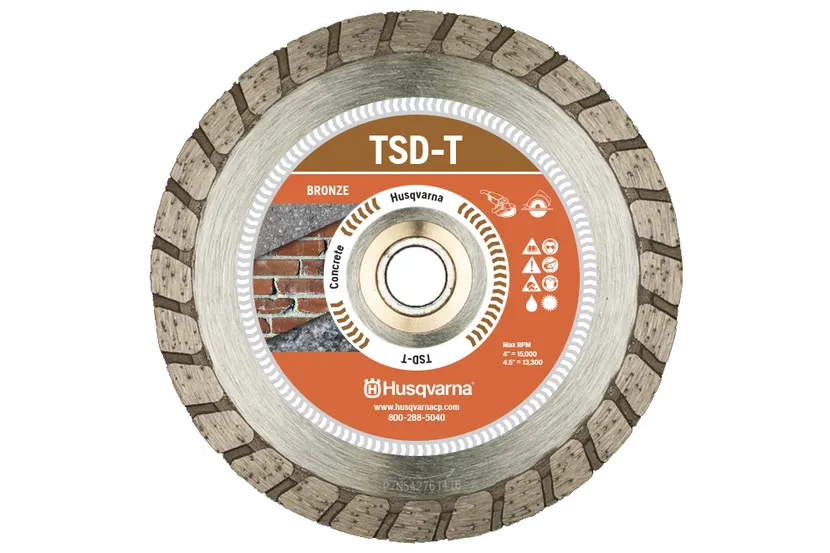 Husqvarna TSD-T Turbo Diamond Blade — Interline Wholesale Hardware
