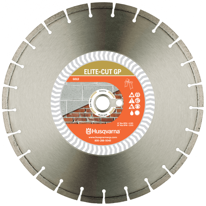 Husqvarna ELITE-CUT GP Diamond Blade For Block - 0.14" x 20"