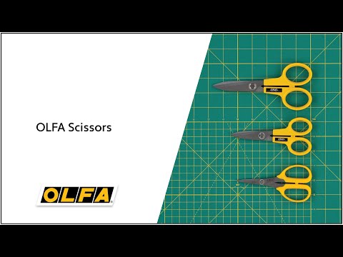 Olfa SCS-4 5" Precision Appliqué Scissors