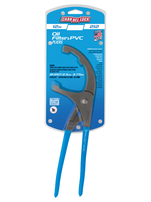 Channellock Oil Filter/PVC Pliers - 12"