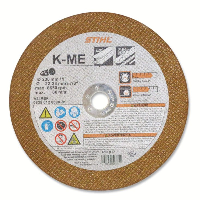 STIHL Steel Abrasive Cutting Wheel - 9"