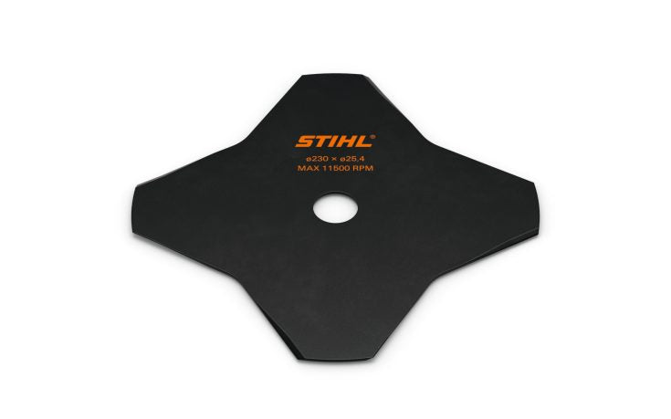 STIHL GrassCut Grass Cutting Blade w/ 4 Blades - 230mm x 25.4mm ...