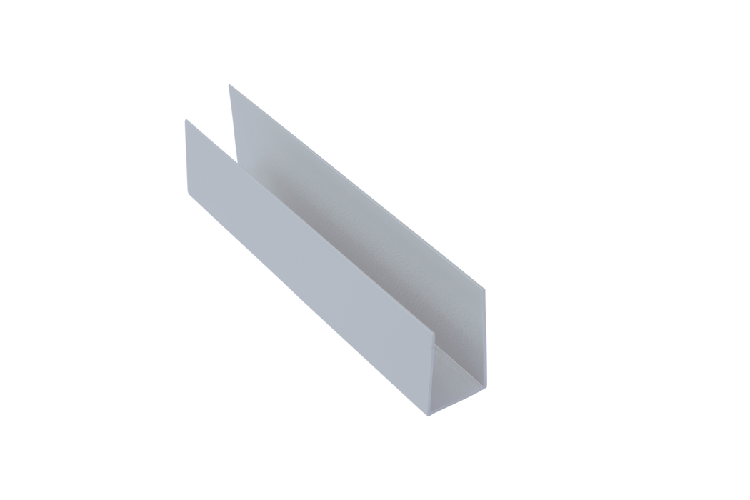 Crownwall J-Trim For PVC Slatwall - 8ft