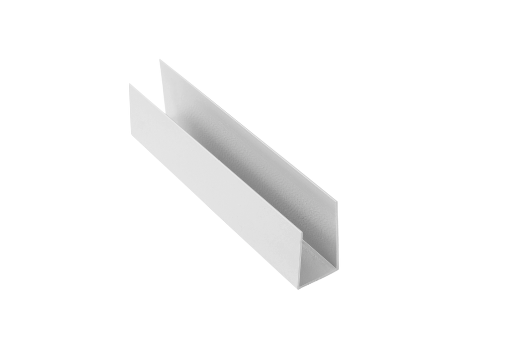 Crownwall J-Trim For PVC Slatwall - 8ft