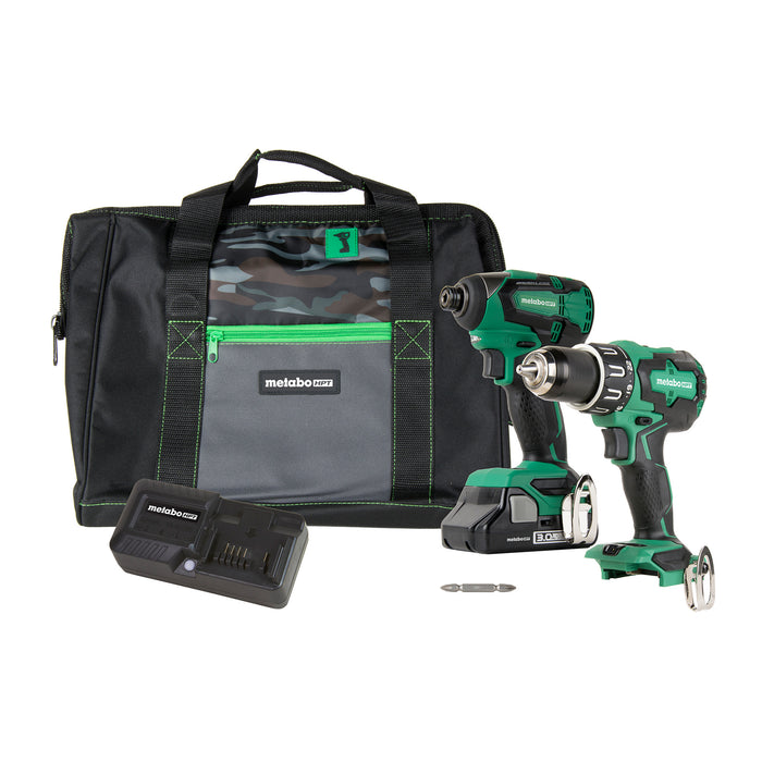Metabo 18V Li-Ion Brushless Hammer Drill & Impact Driver Combo Kit
