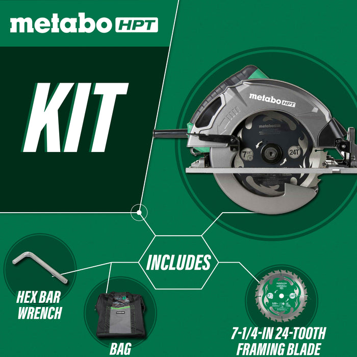 Metabo 7-1/4" 15 Amp Circular Saw w/ Case